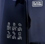 Picture of Black & Decker air fryer 4 liters digital 1500 watts AF400